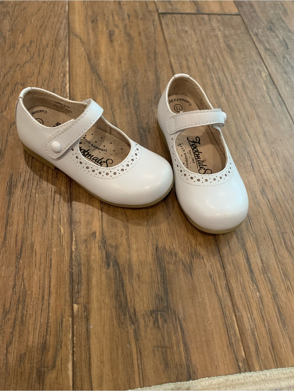 White Mary Jane Kids Shoes “Emma” by FootMates